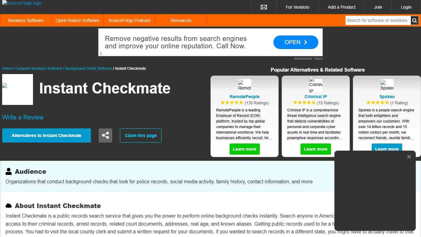 Instant Checkmate Reviews in 2026